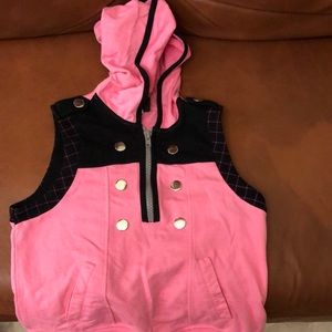 Hot topic kingdom hearts Kairi vest hoodie